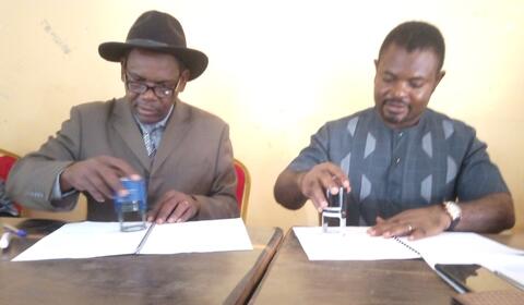 Signature de l'accord de partenariat cabtal-codelefa
